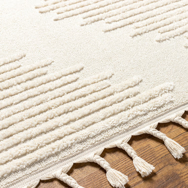 Nora Global High Pile Fringe Neutral Rug