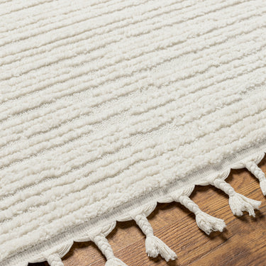 Nora Global High Pile Fringe Runner Beige
