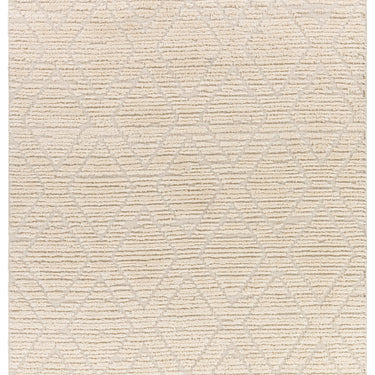 Nora Geometric High Pile Fringe Neutral Rug