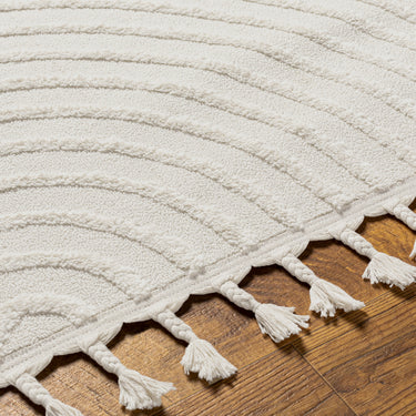 Nora Geometric High Pile Fringe Runner Neutral