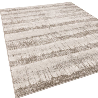 Opal OP06 Natural Beige Soft High-Low Abstract Rug - Angle 1