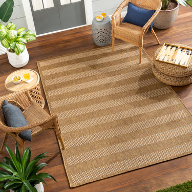 Pismo Beach Modern Brown Rug