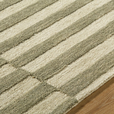 Idaho Modern Wool Green Rug