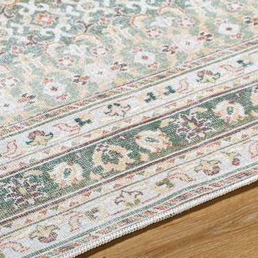Rainier Our Pnw Home Vintage Traditional Green Rug