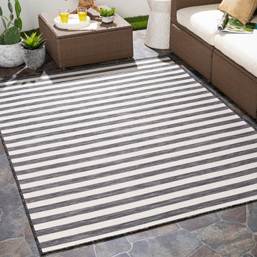 Pasadena Outdoor Black Rug