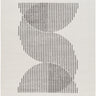 Pisa Modern Skandi Grey & Off-White Rug - Large Plus 150x213 cm (4'11'' x 7')