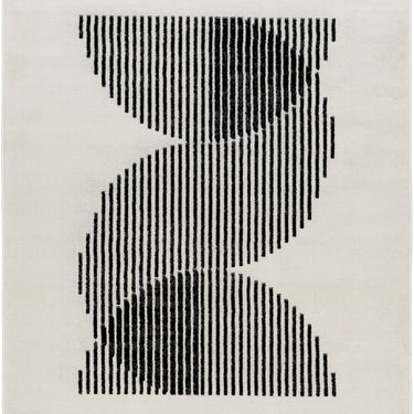 Pisa Modern Black Rug