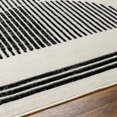 Pisa Modern Black Rug