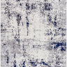 Pisa Modern Abstract Blue, Light Gray & Charcoal Rug - Large Plus 150x213 cm (4'11'' x 7')