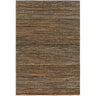 Priya Modern Jute Wool Global Brown, Black & Tan Rug - Large Plus 153x219 cm (5' x 7'2'')