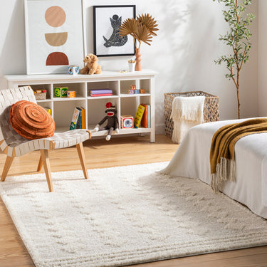 Rodos Modern Soft Plush Pile Grey Rug