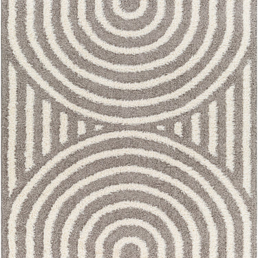 Rodos Modern Soft Plush Pile Charcoal Rug
