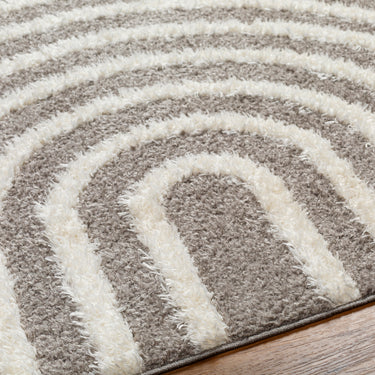 Rodos Modern Soft Plush Pile Charcoal Rug