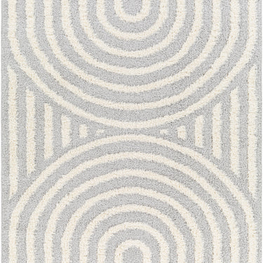 Rodos Modern Soft Plush Pile Grey Rug