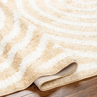 Rodos Modern Soft Plush Pile Orange Rug