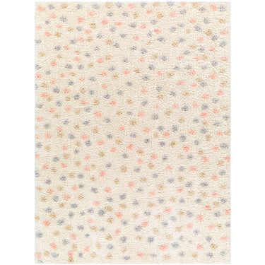 Rodos Modern Soft Plush Pile Shaggy Neutral, Beige & Light Slate Rug - Large Plus 160x213 cm (5'3'' x 7')