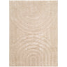 Rodos Modern Soft Plush Pile Shaggy Beige Rug - Design RDO2358 - Large Plus 160x213 cm (5'3'' x 7')
