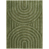 Rodos Modern Soft Plush Pile Shaggy Green Rug - Design RDO2360 - Large Plus 160x213 cm (5'3'' x 7')
