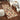 Riley Modern Graphic Skandi Red, Light Green & Dark Brown Rug - Design RLY5010