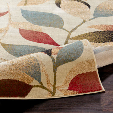 Riley Modern Graphic Red Rug