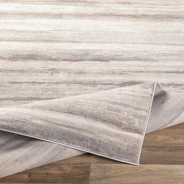 Roma Modern Skandi Grey, Charcoal & Tan Rug - Design ROM2306