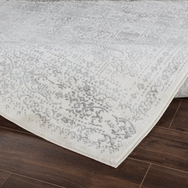 Roma Vintage Traditional Boho Oriental Grey, Light Slate & Ivory Rug