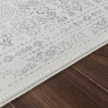 Roma Vintage Traditional Boho Oriental Grey, Light Slate & Ivory Rug