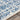 Roma Vintage Traditional Boho Oriental Blue & White Rug