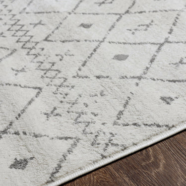Roma Modern Berber White, Charcoal & Grey Rug