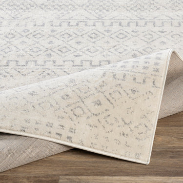 Roma Modern Berber Neutral, Gray & White Rug