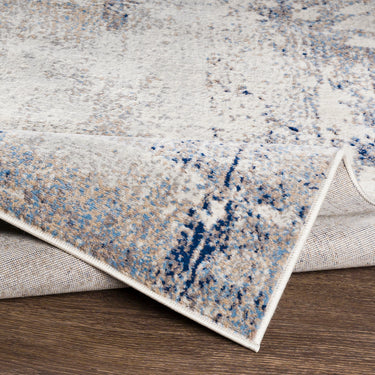 Roma Abstract Marble Modern Grey, Tan & Ivory Rug