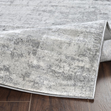 Roma Abstract Marble Modern Black, Charcoal & Grey Rug