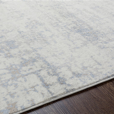 Roma Abstract Marble Modern Blue, Navy & Gray Rug