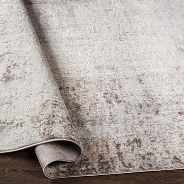 Roma Abstract Marble Modern Grey, Charcoal & Medium Brown Rug