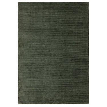 Rowan Emerald Green Hand-Woven Recycled Polyester Plain Rug - Medium 120 x 170 cm (4'x5'6")