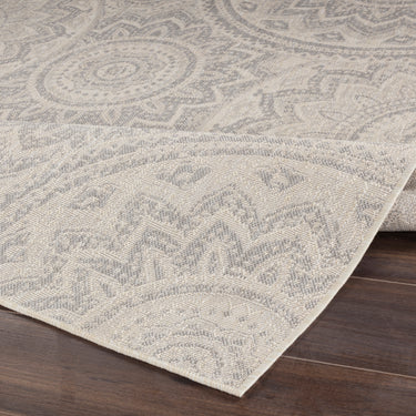 Kelly In & Outdoor Cottage Light Grey/Cream Rug