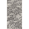 Ravello Outdoor Cottage Black, Ivory & Charcoal Rug - Small 80x150 cm (2'7'' x 4'11'')