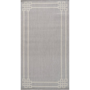 Mary In & Outdoor Modern Light Grey/Ivory Rug