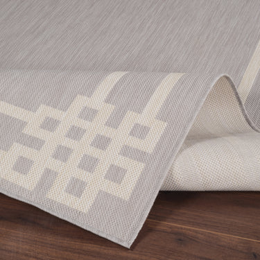 Mary In & Outdoor Modern Light Grey/Ivory Rug