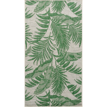 Lennie In & Outdoor Coastal Forest Green Rug