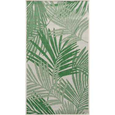 Lennie In & Outdoor Coastal Forest Green Rug