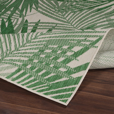 Lennie In & Outdoor Coastal Forest Green Rug