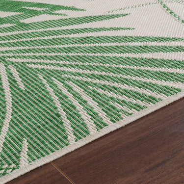 Lennie In & Outdoor Coastal Forest Green Rug