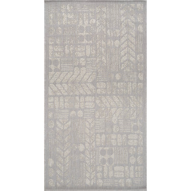 Sally In & Outdoor Modern Light Grey/Cream Rug