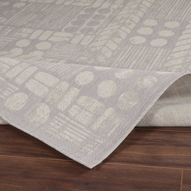 Sally In & Outdoor Modern Light Grey/Cream Rug