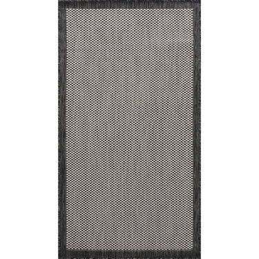 Kacey In & Outdoor Modern Black/Cream Rug
