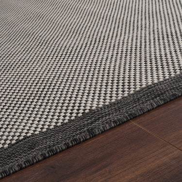 Kacey In & Outdoor Modern Black/Cream Rug