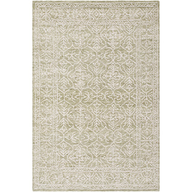 Sicily Vintage Wool Green Rug