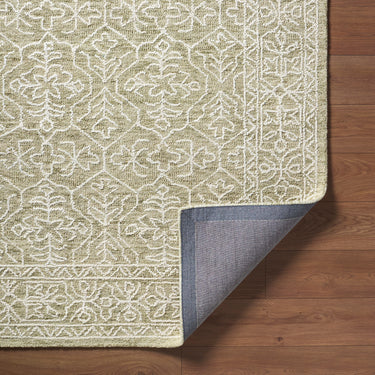 Sicily Vintage Wool Green Rug