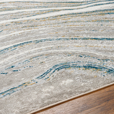 San Francisco Modern Graphic Blue Rug